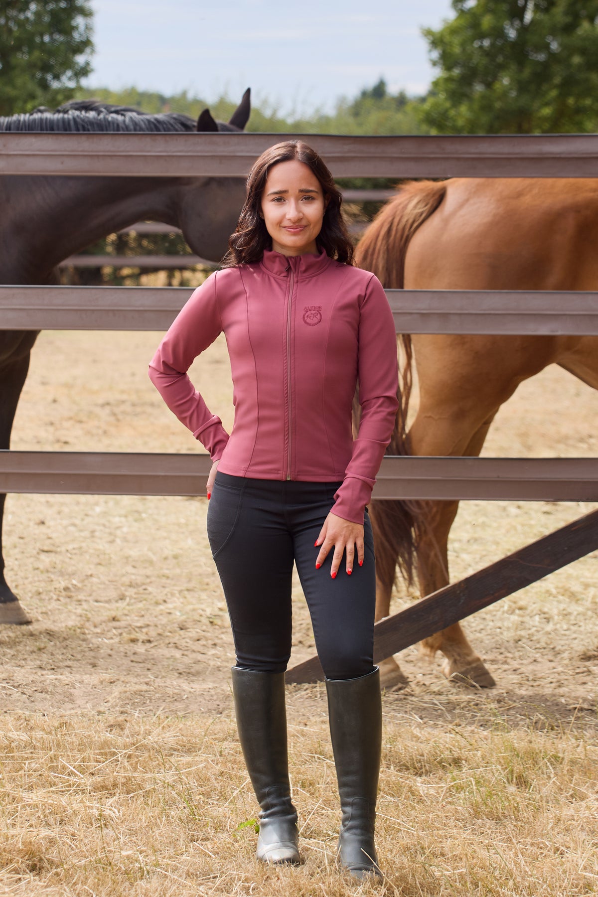 Isla Riding Jacket Red