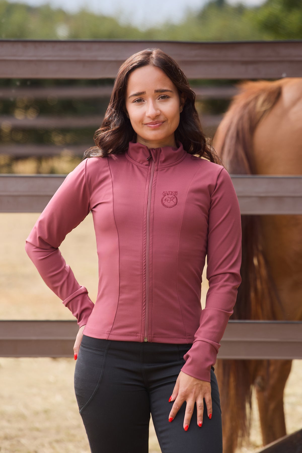 Isla Riding Jacket Red
